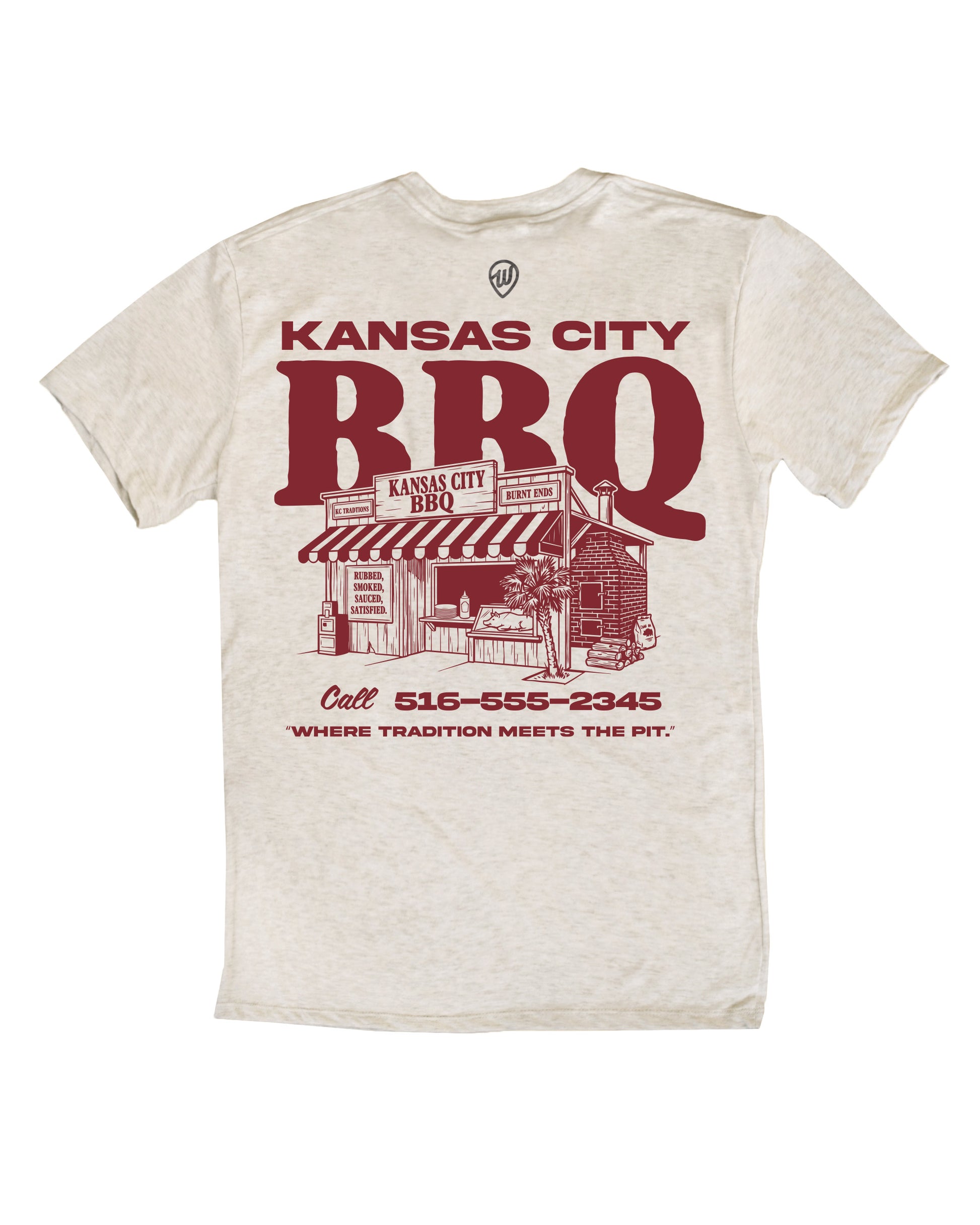 Kansas City BBQ F/B Tee