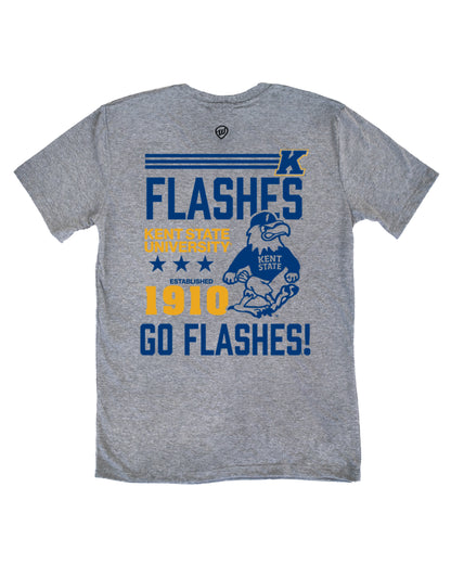 Kent State Flashes Retro Mascot Tee