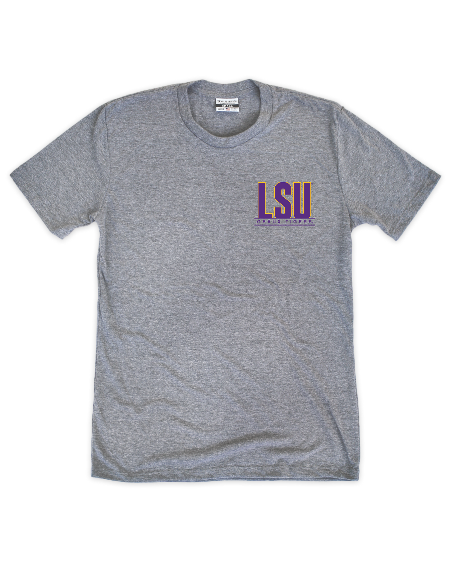 LSU Building Front/Back Tee