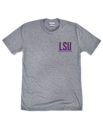 LSU Building Front/Back Tee