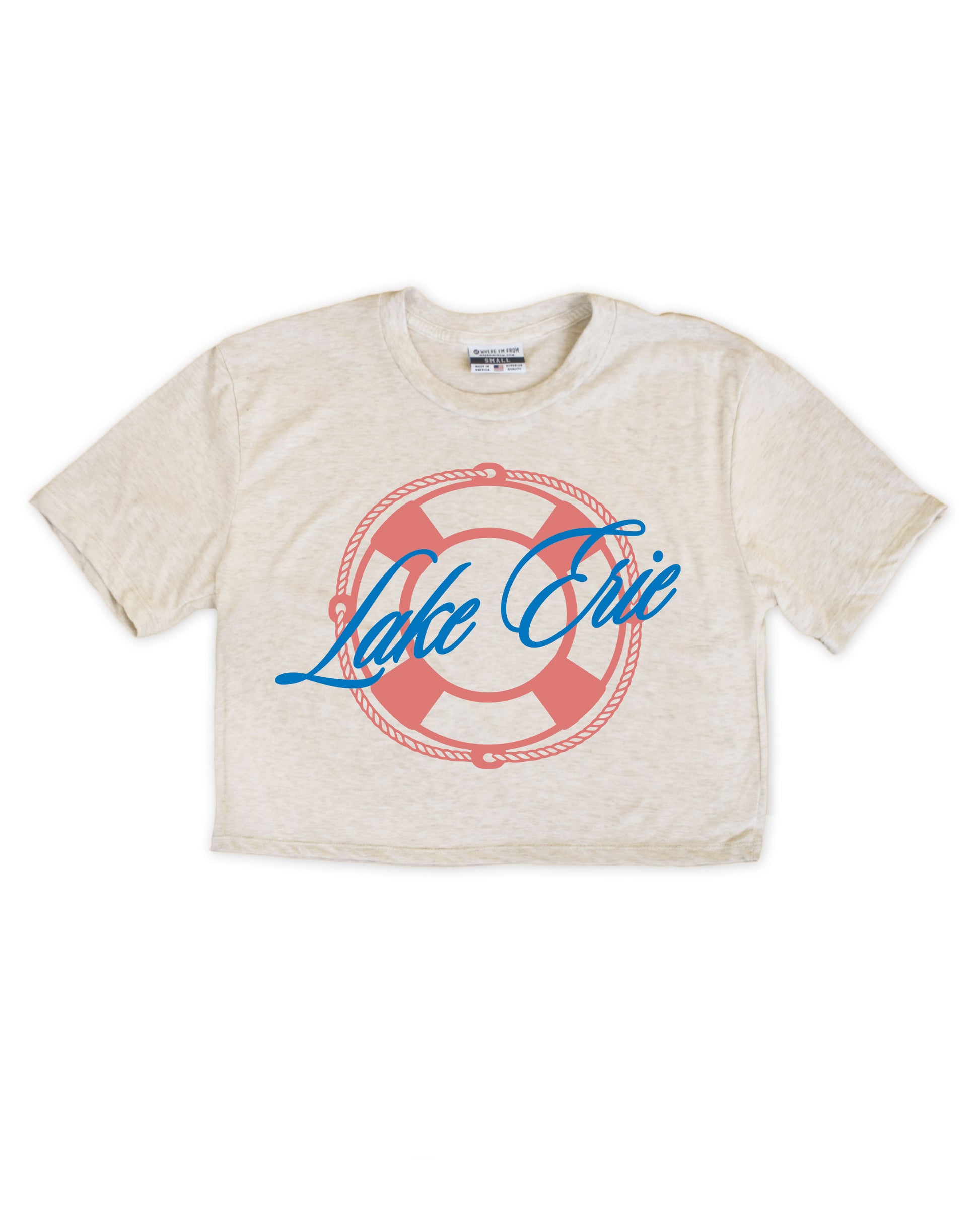 Lake Erie Preserver Cropped Tee