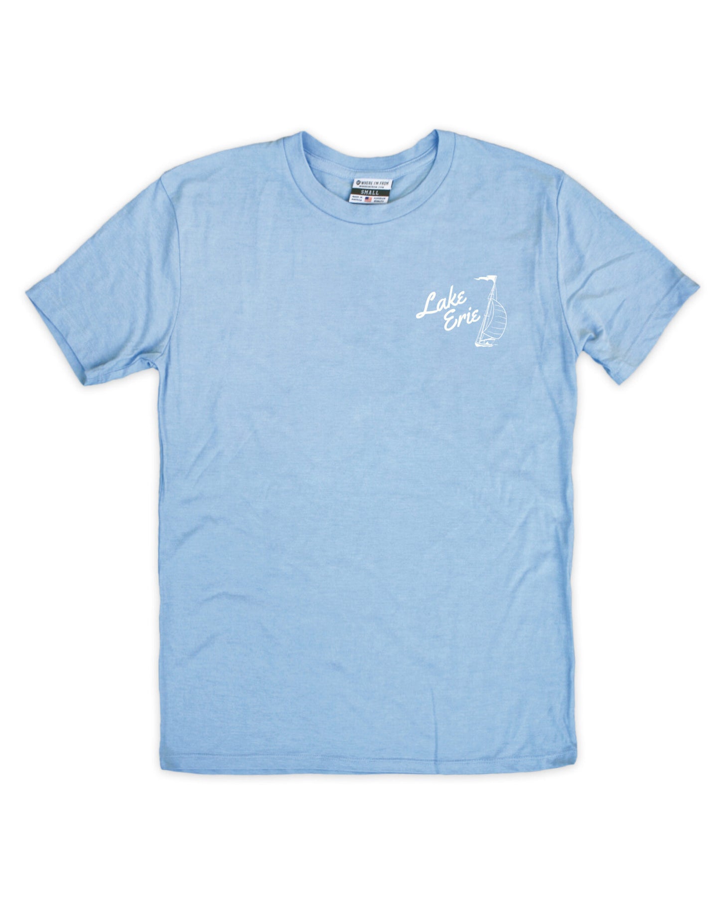 Lake Erie Sailing Light Tee