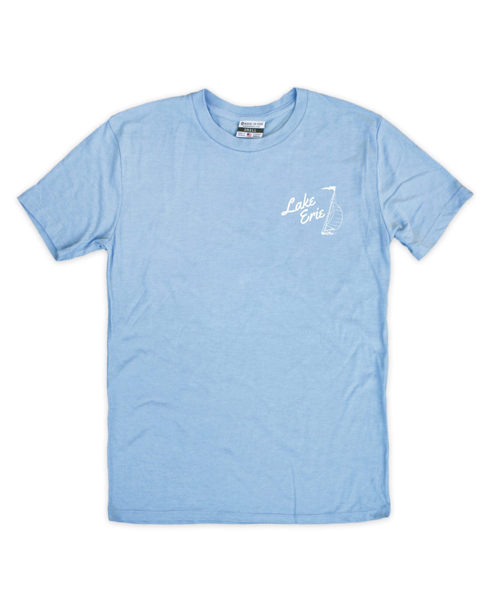Lake Erie Sailing Light Tee