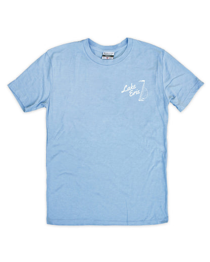 Lake Erie Sailing Light Tee