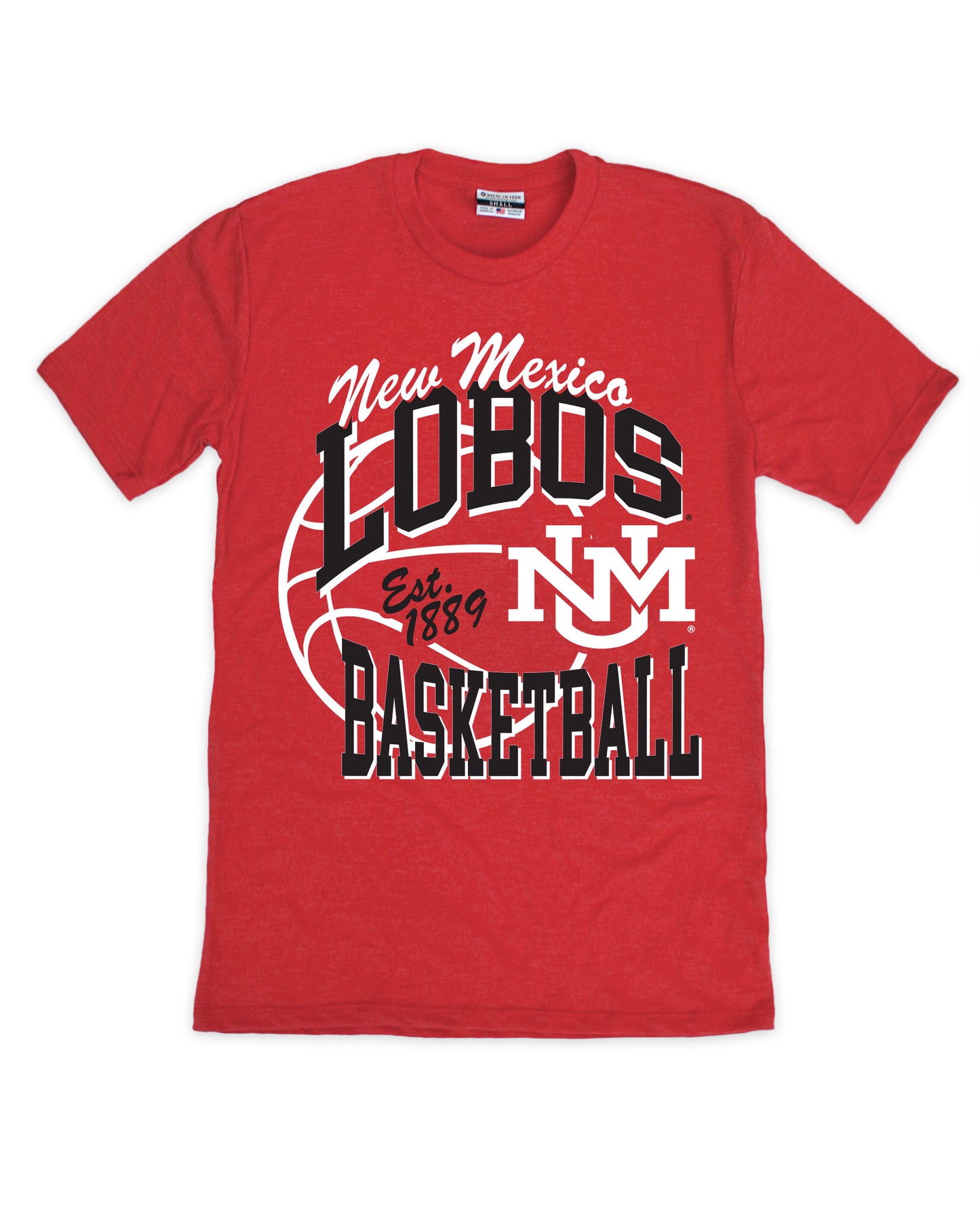 New Mexico Lobos est. 1889 Basketball Tee