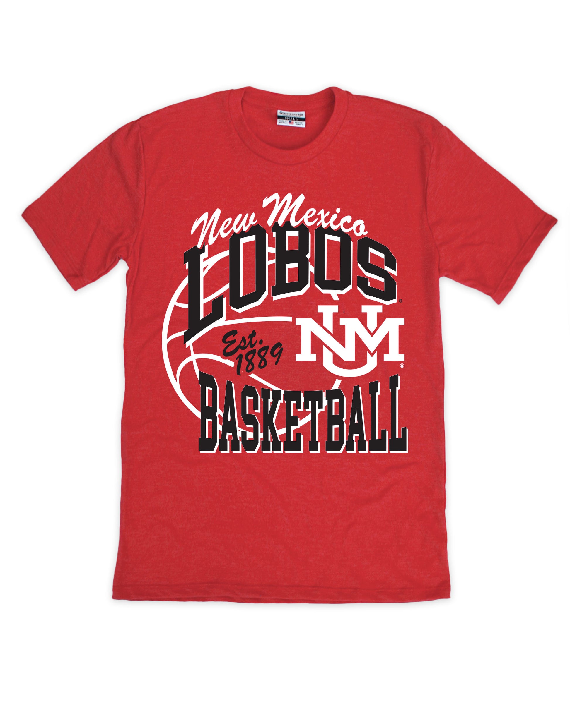 New Mexico Lobos est. 1889 Basketball Tee
