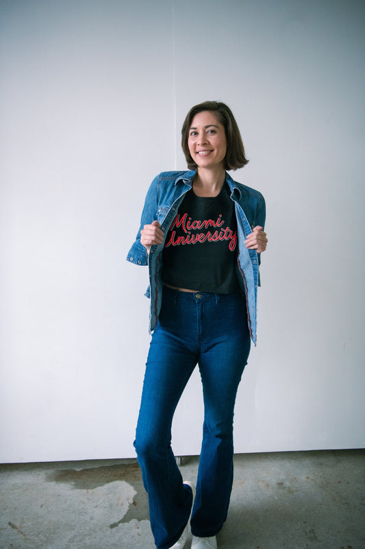 Miami University Cropped Tee