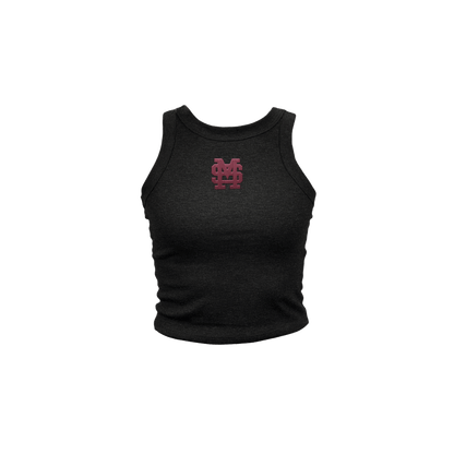 MSU Embroidered Baseball Logo High Neck Tank