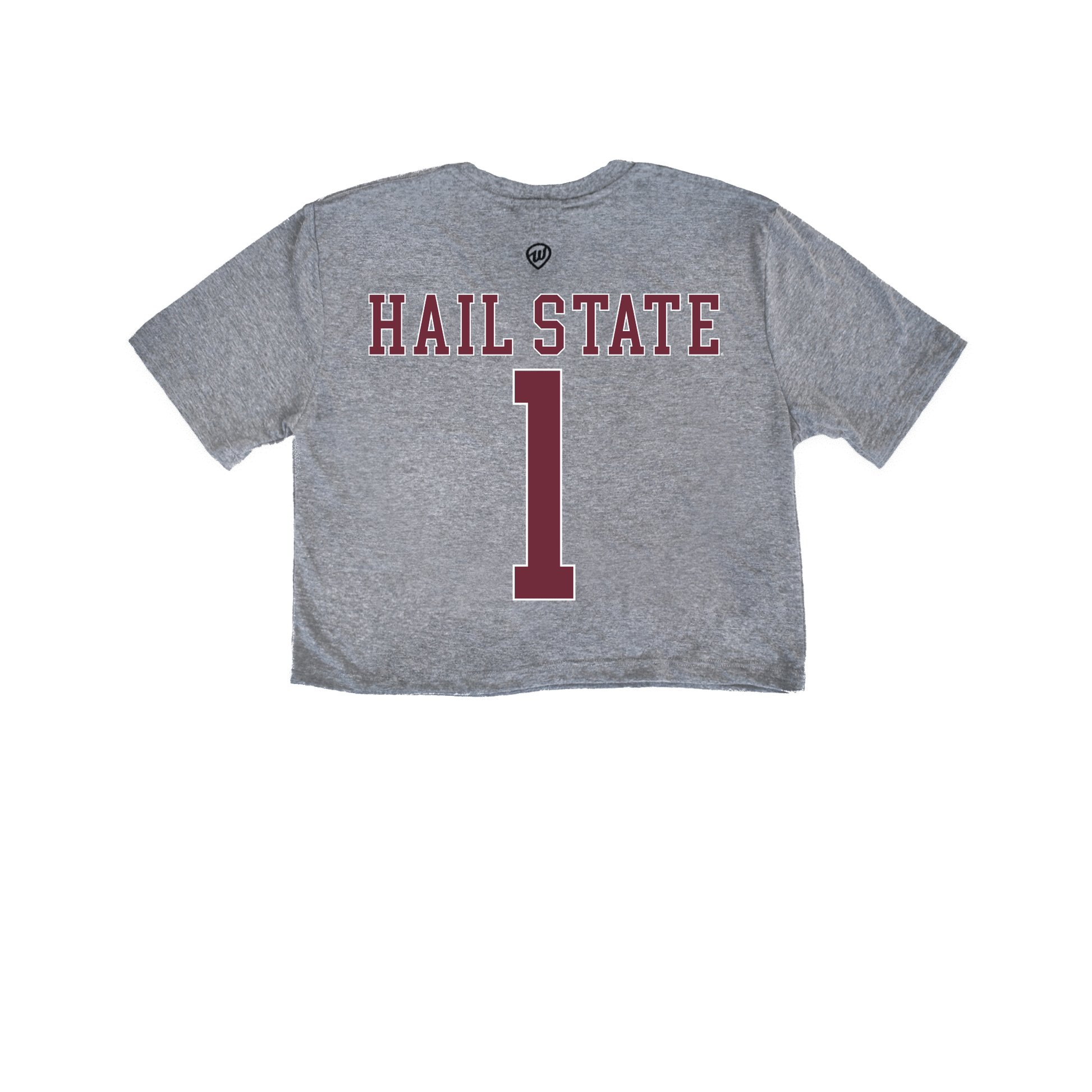 Mississippi State Bulldogs Hail State Jersey Cropped Tee