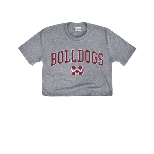 Mississippi State Bulldogs Hail State Jersey Cropped Tee