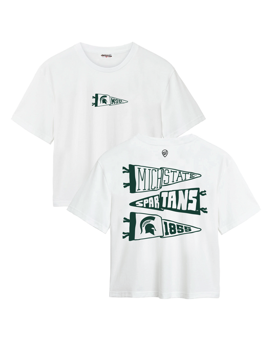 Michigan State Pennants Easy Tee