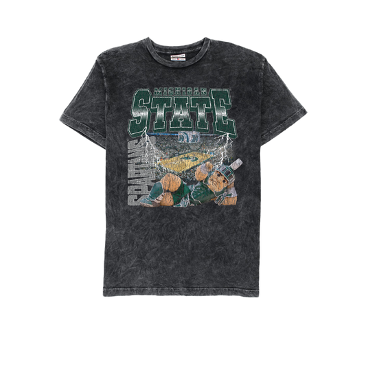Michigan State Spartans Basketball 90s Bootleg Tee