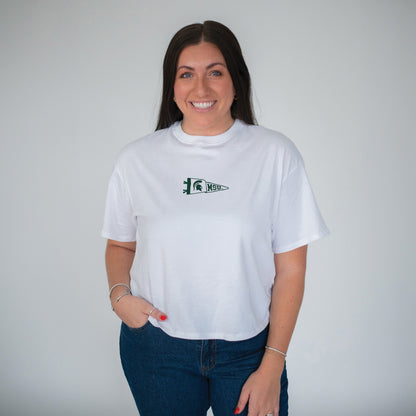 Michigan State Pennants Easy Tee