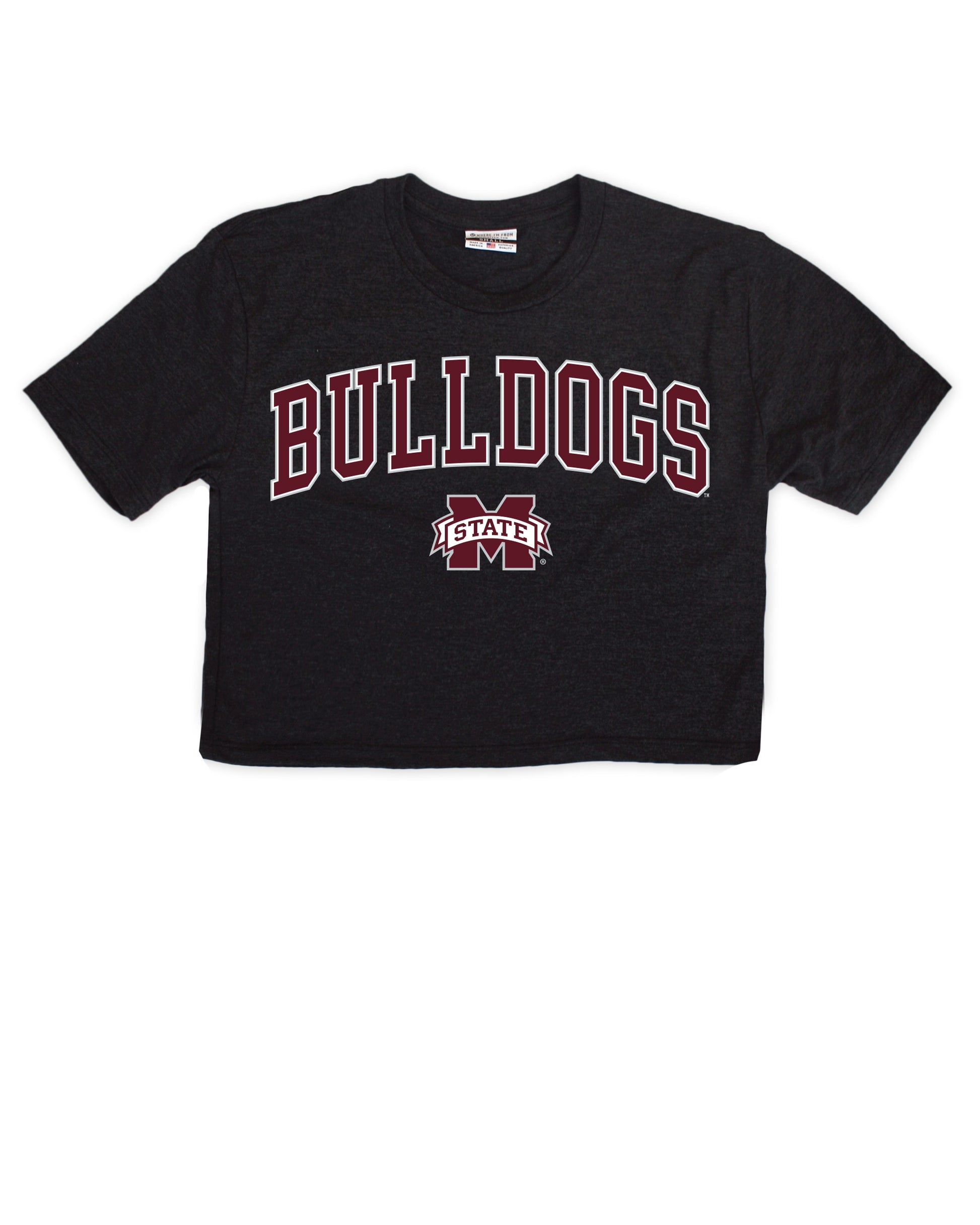Hail State Bulldogs Cropped Tee