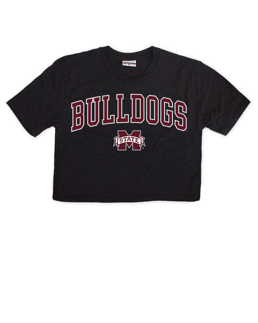 Hail State Bulldogs Cropped Tee