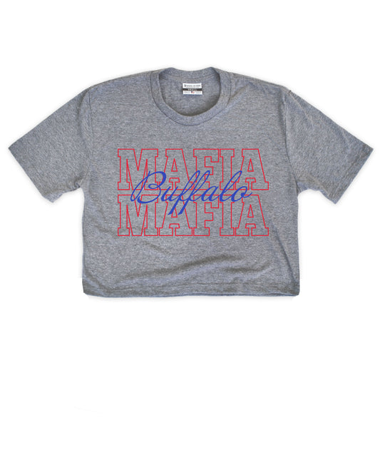 Mafia Repeat Cropped Tee