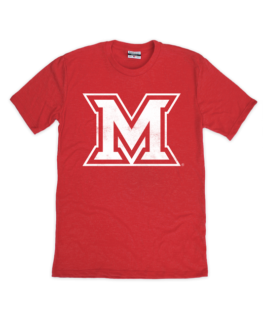 Miami University Beveled M Tee