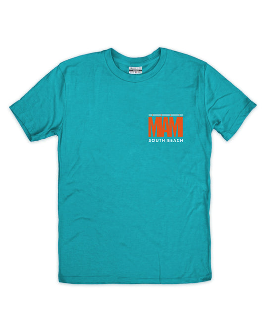 Miami South Beach Front/Back Tee