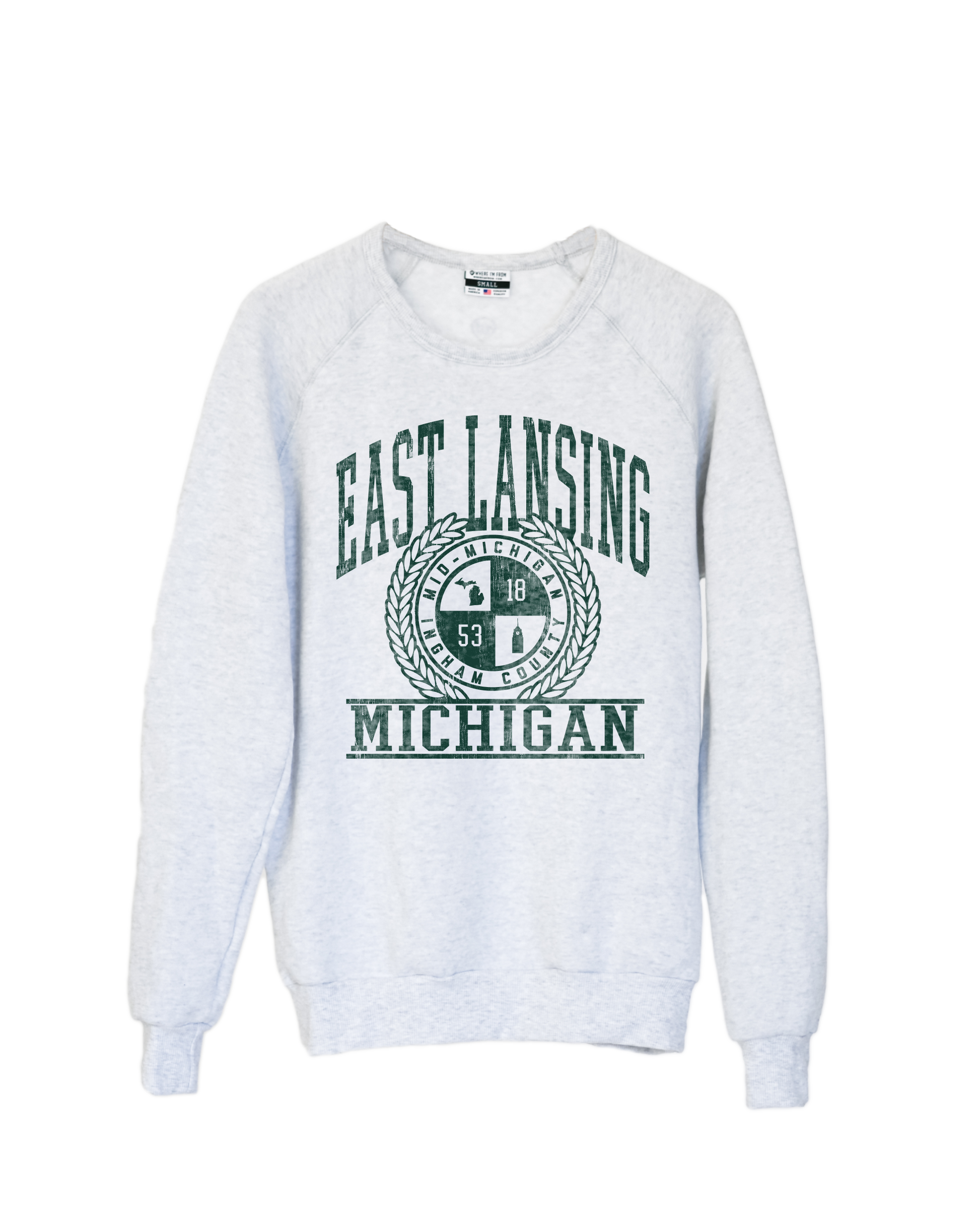 East Lansing Crest Crew Sweatshirt