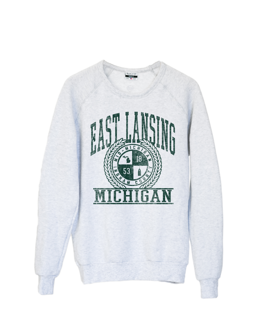 East Lansing Crest Crew Sweatshirt