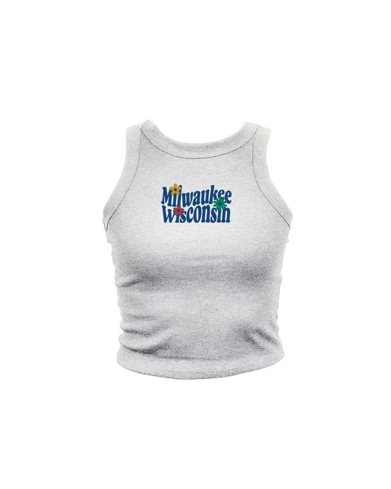 Milwaukee Flowers High Neck Tank