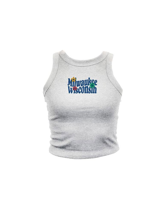 Milwaukee Flowers High Neck Tank