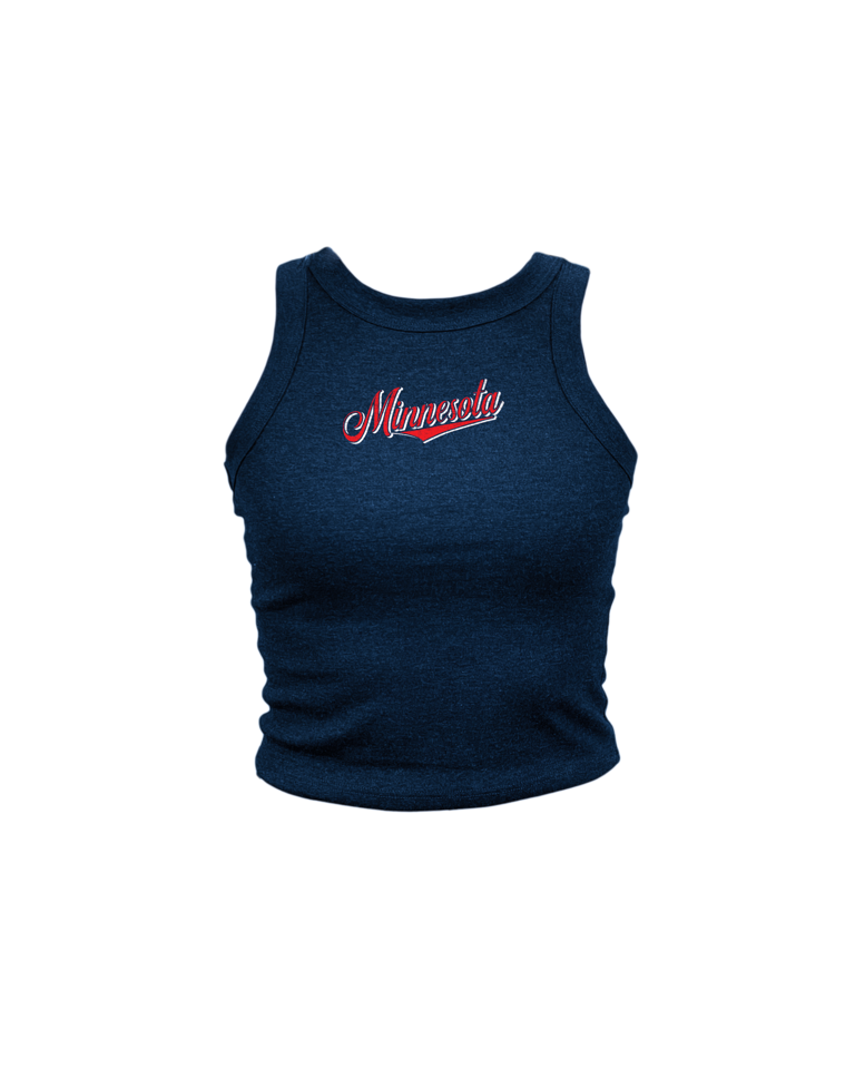 Minnesota Script High Neck Tank
