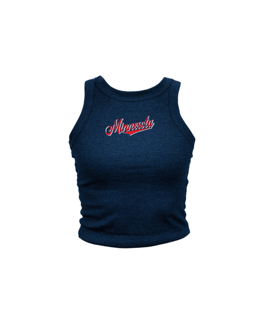 Minnesota Script High Neck Tank