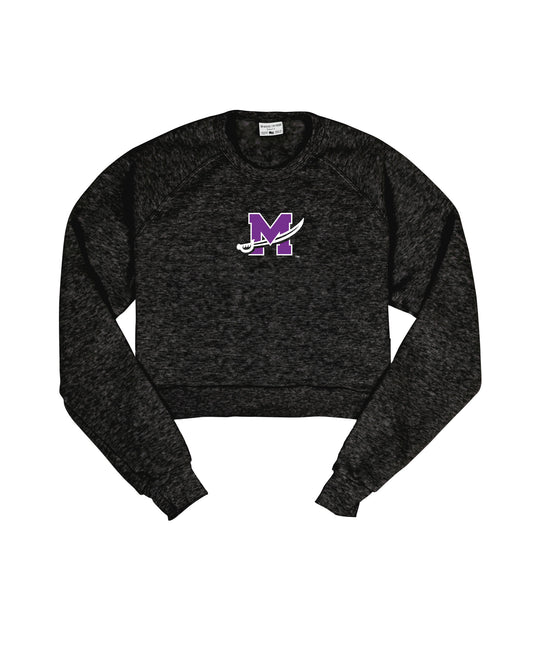 Mount Union Logo Cropped Crew Sweatshirt