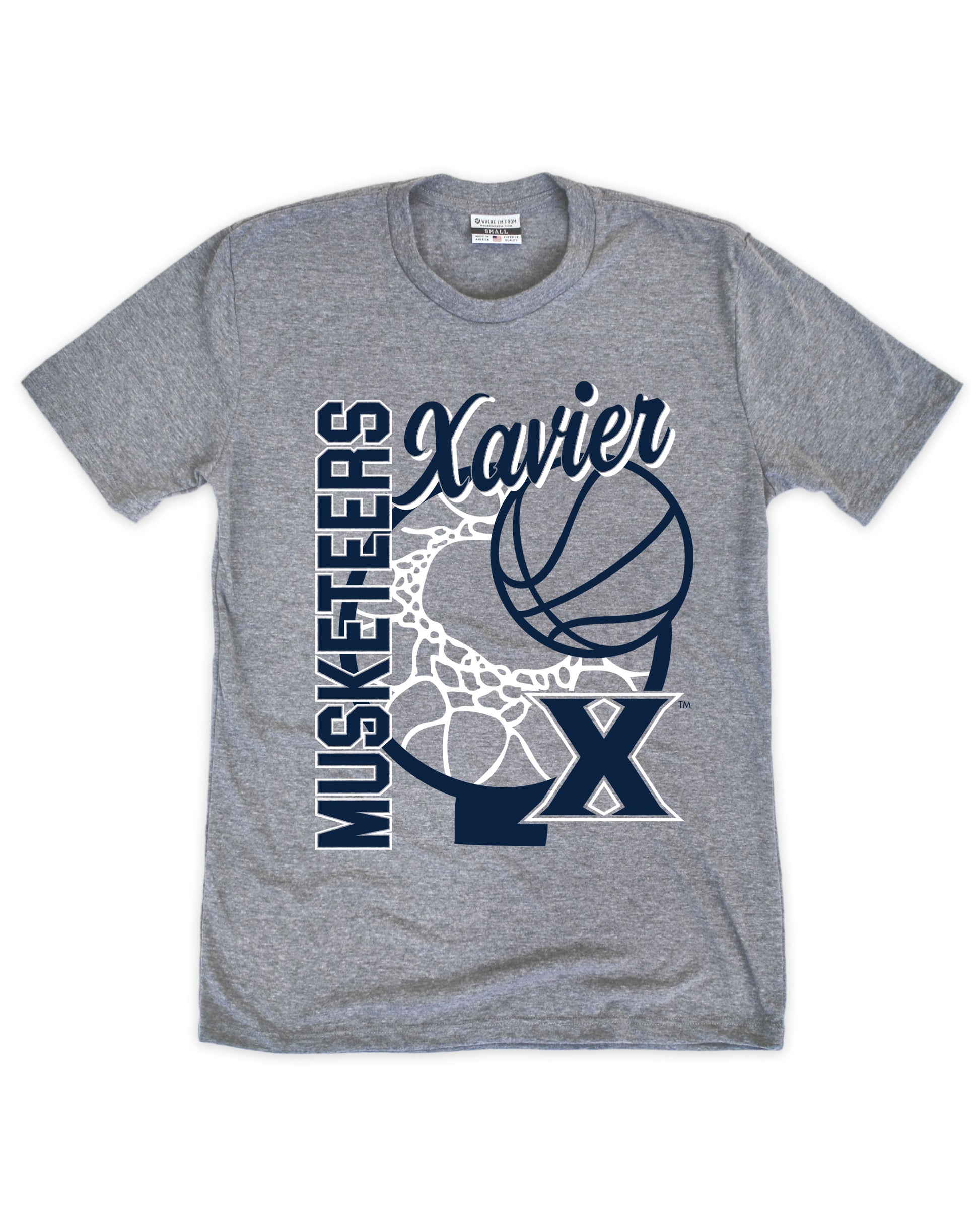 Xavier Musketeers Basketball Tee