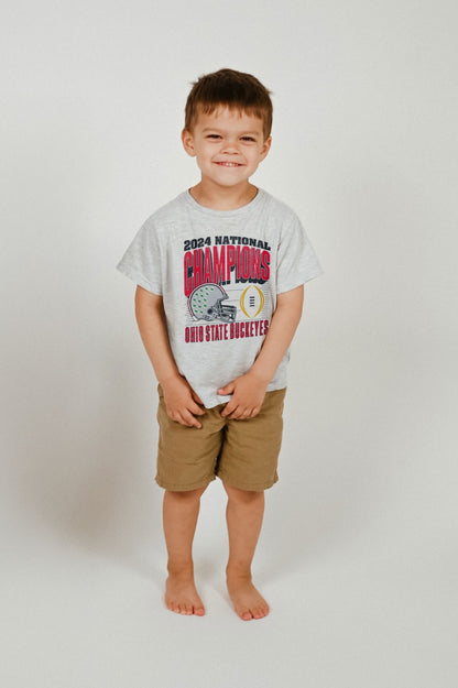 Ohio State Buckeyes College Football Playoff 2024 National Champions Toddler Tee