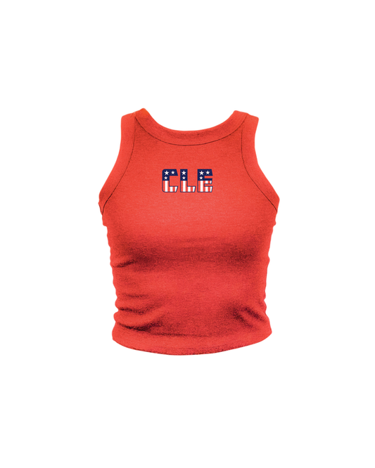 CLE Stars and Stripes High Neck Tank