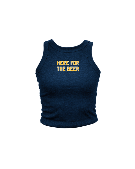 Nash Here for the Beer High Neck Tank