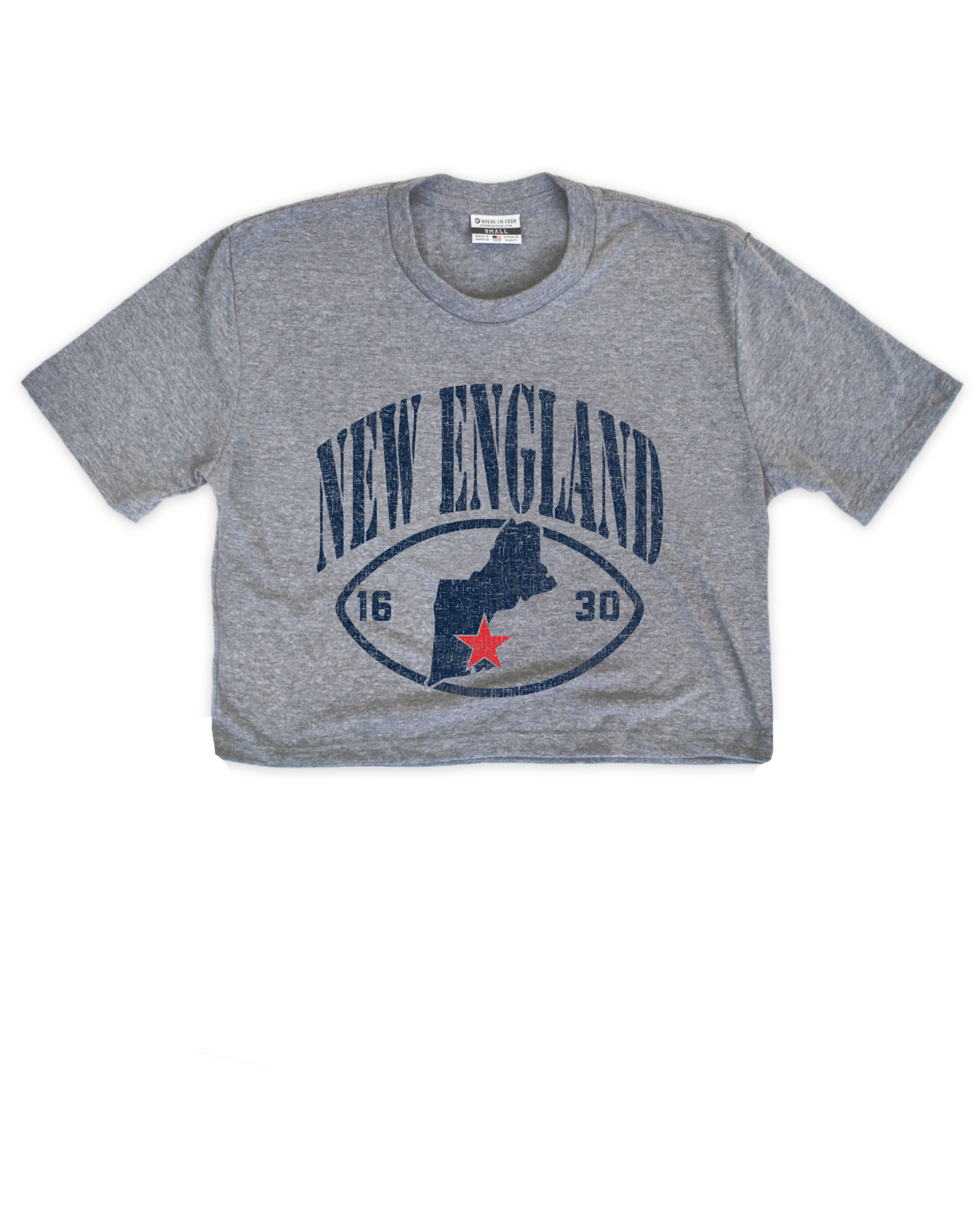 New England Oval Cropped Tee