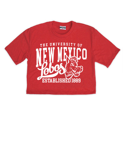 The University of New Mexico Lobos Cropped Tee