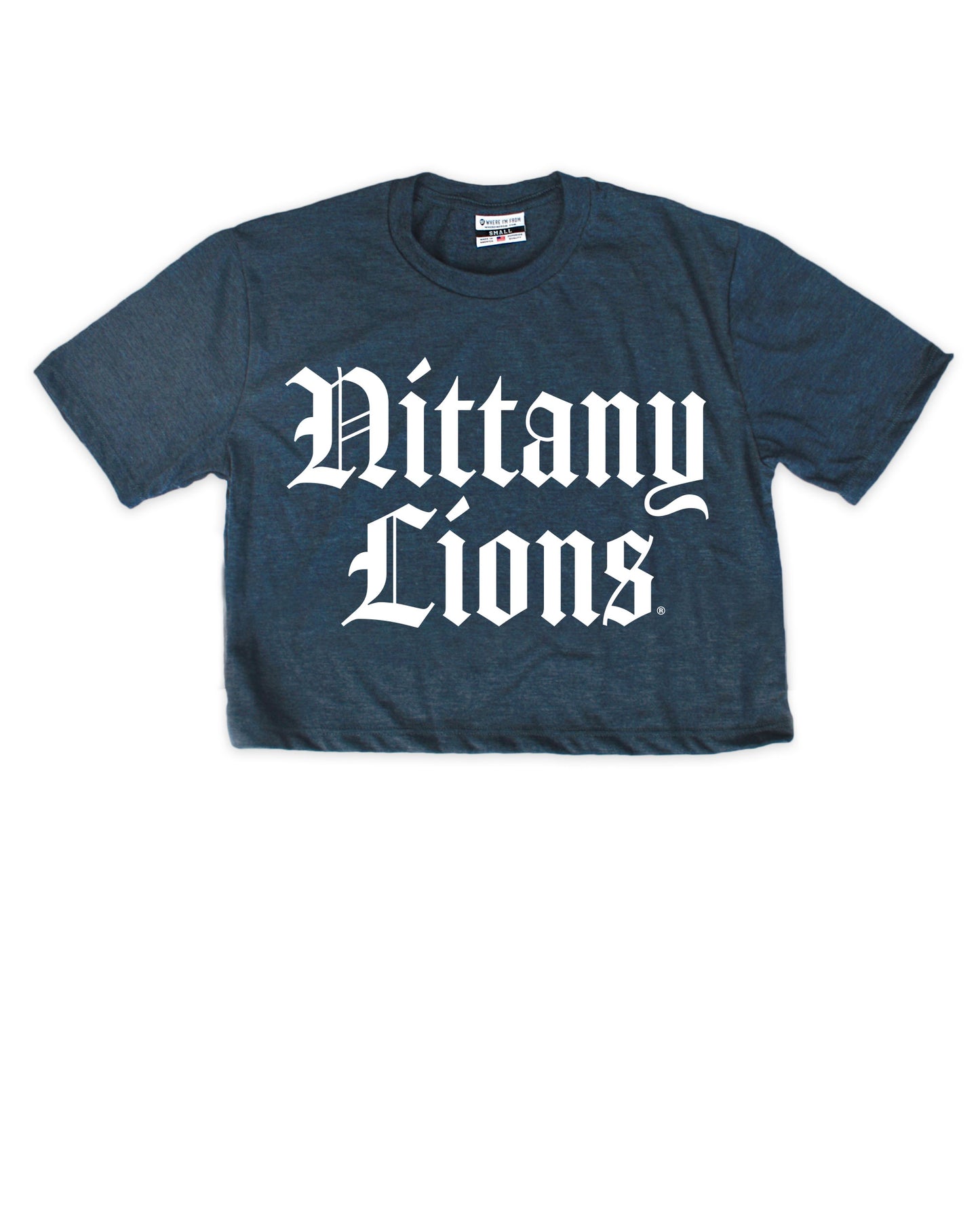 Nittany Lions Olde English Cropped Tee