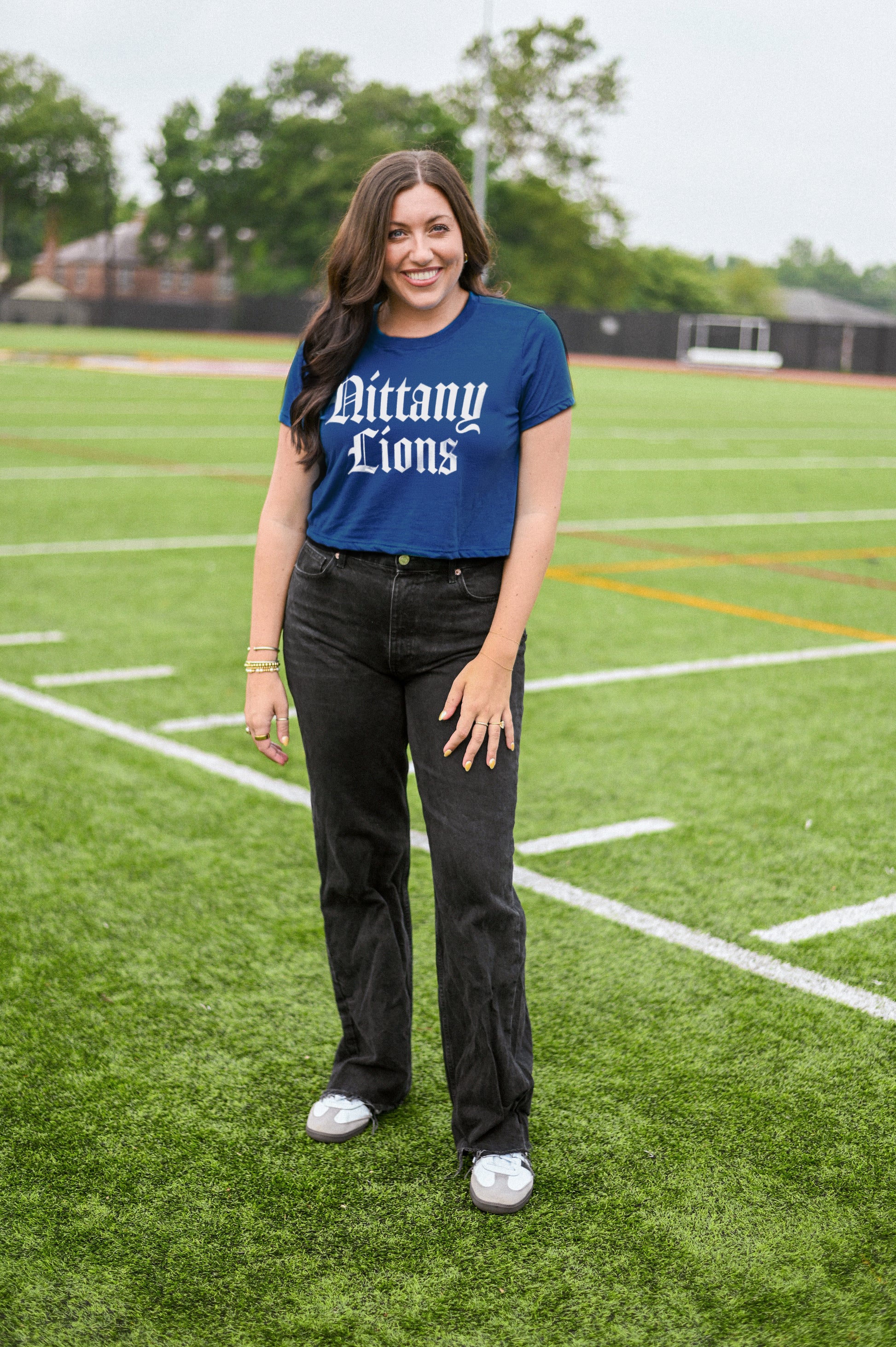 Nittany Lions Olde English Cropped Tee