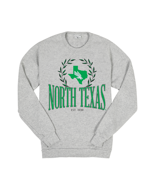 University of North Texas Vines Crew Sweatshirt