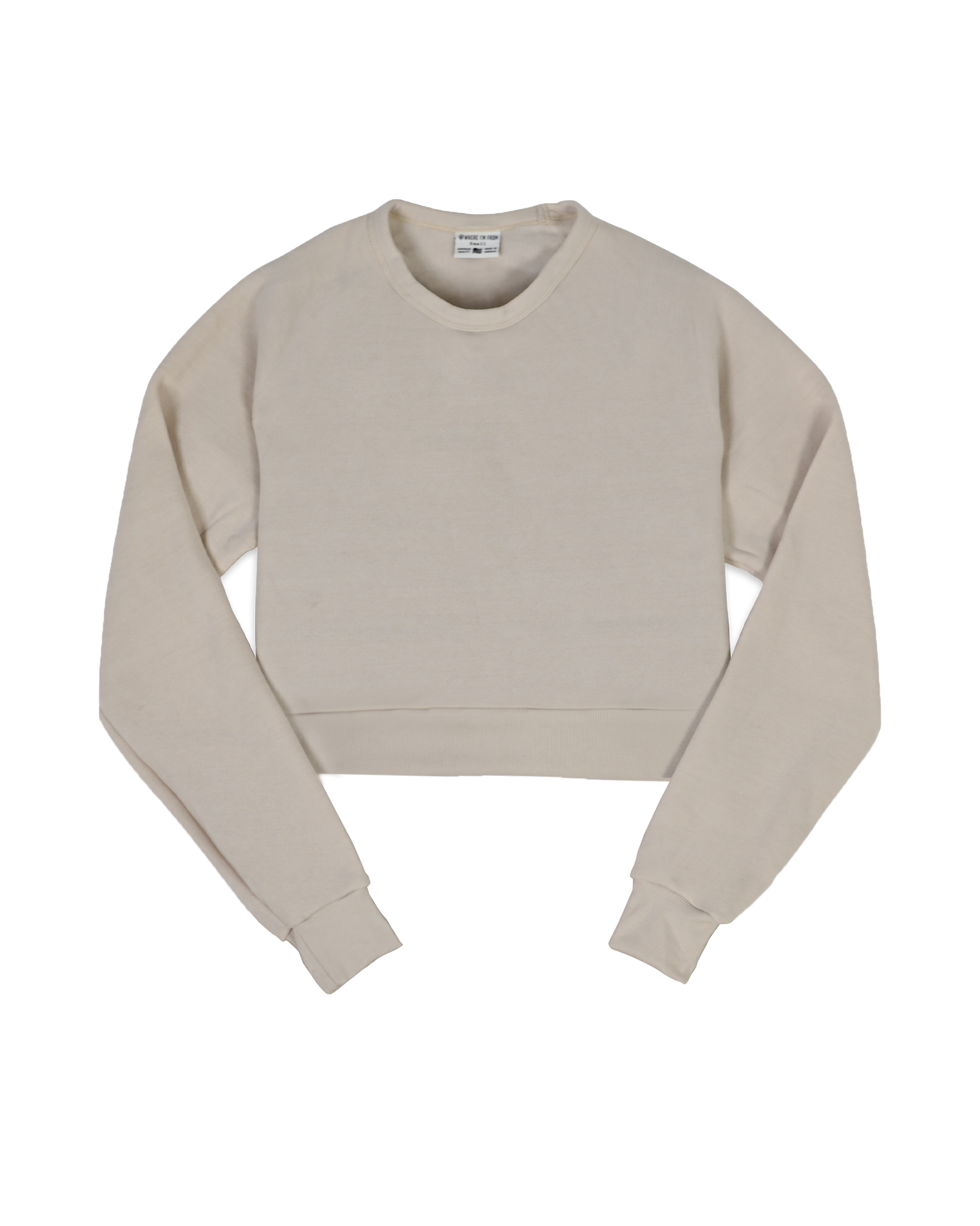 Essentials Cropped Crew Sweatshirt