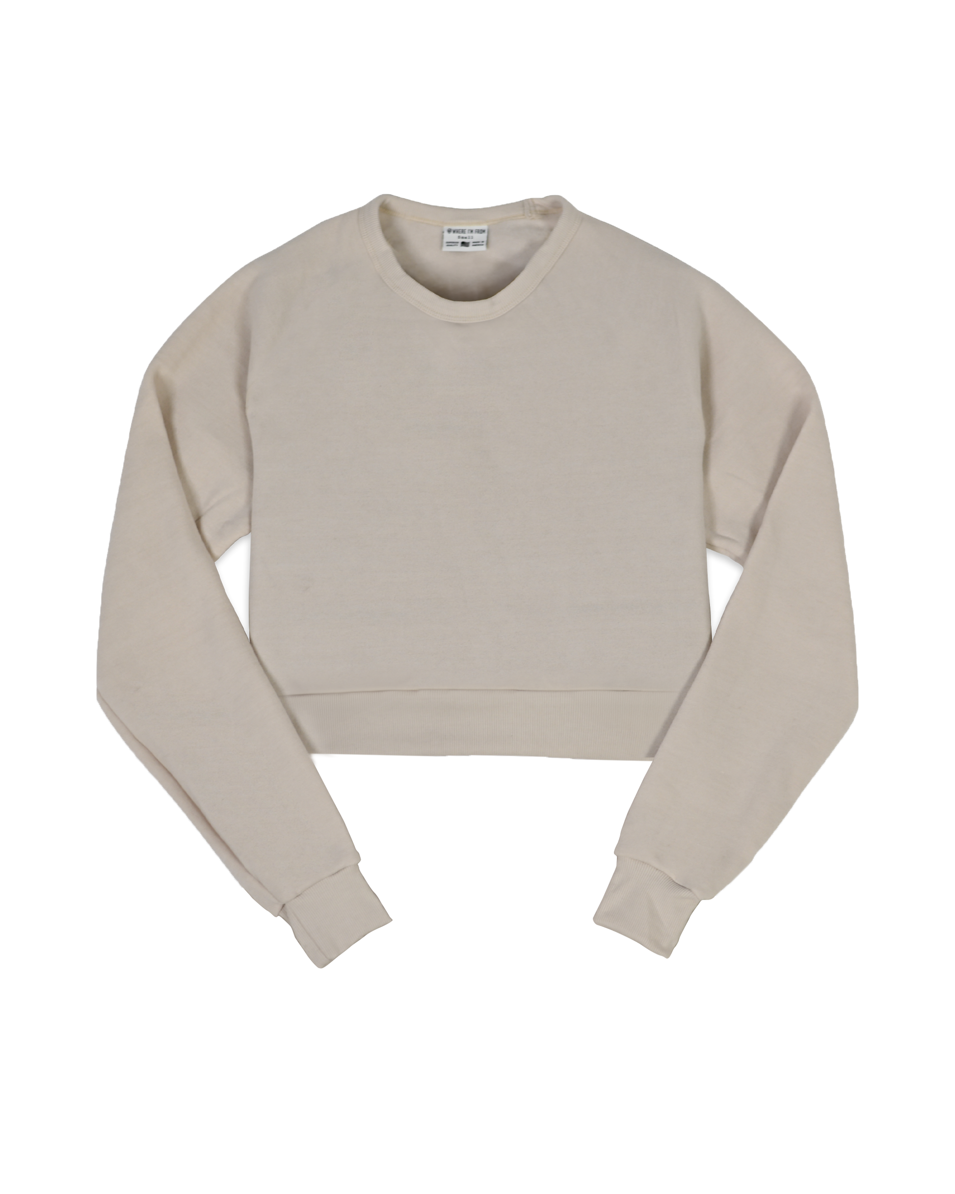 Essentials Cropped Crew Sweatshirt