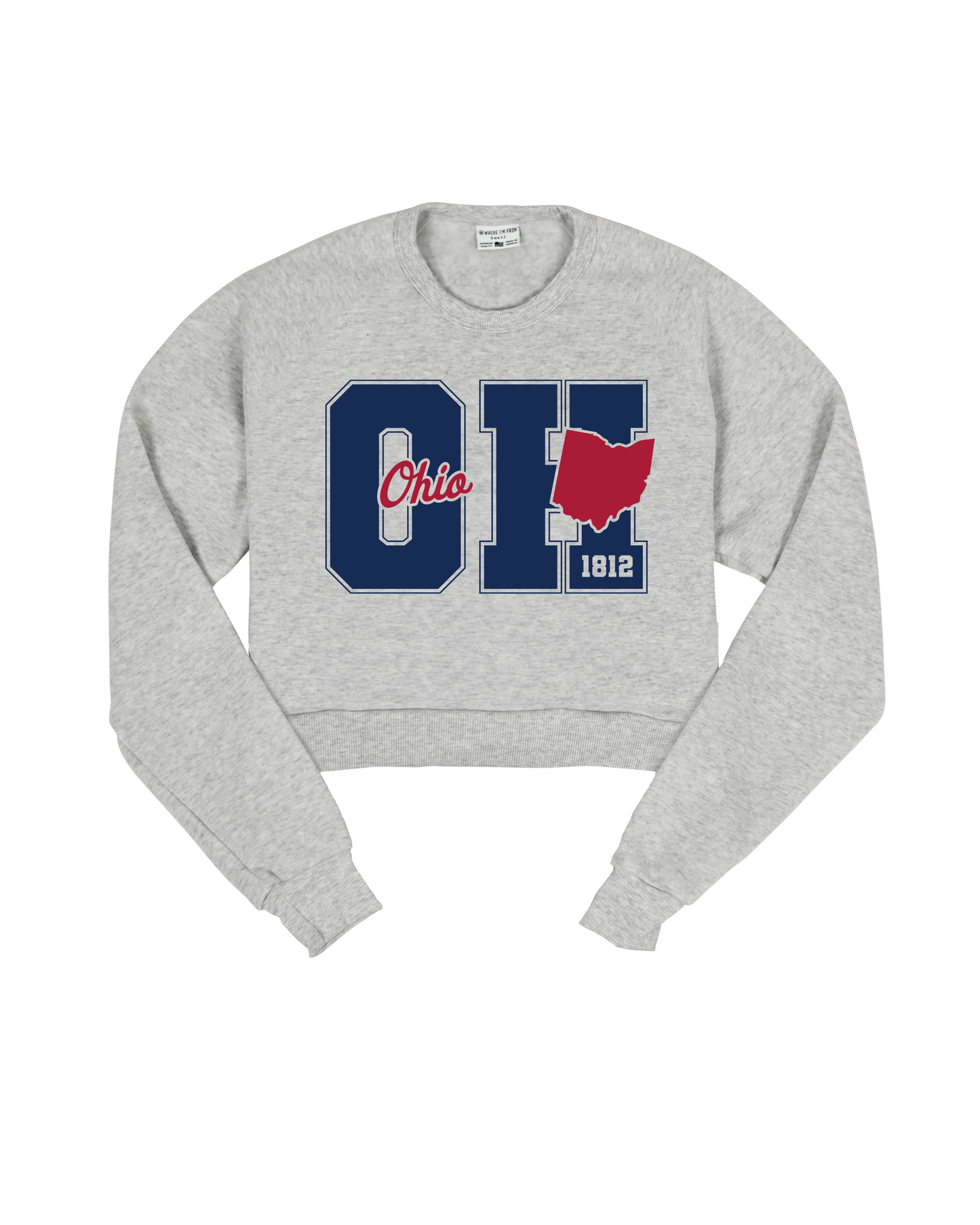 OH 1812 Cropped Crew Sweatshirt