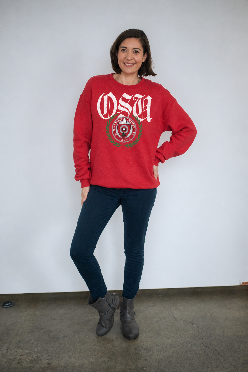 OSU Crest Crew Sweatshirt