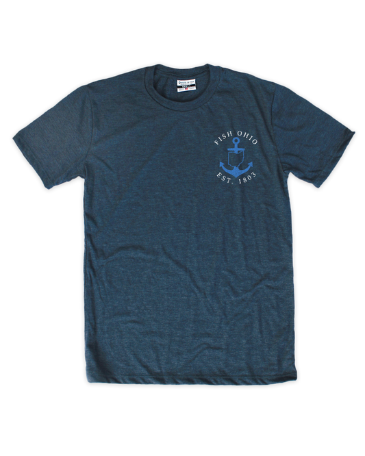 Ohio Fish Anchor Patch Tee