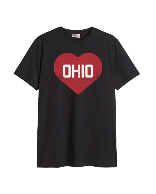 Ohio Heart Cotton Tee