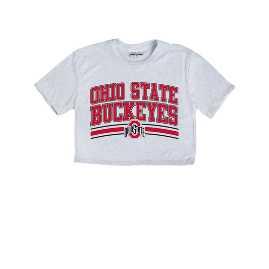 Ohio State Buckeyes Arch Cropped Tee