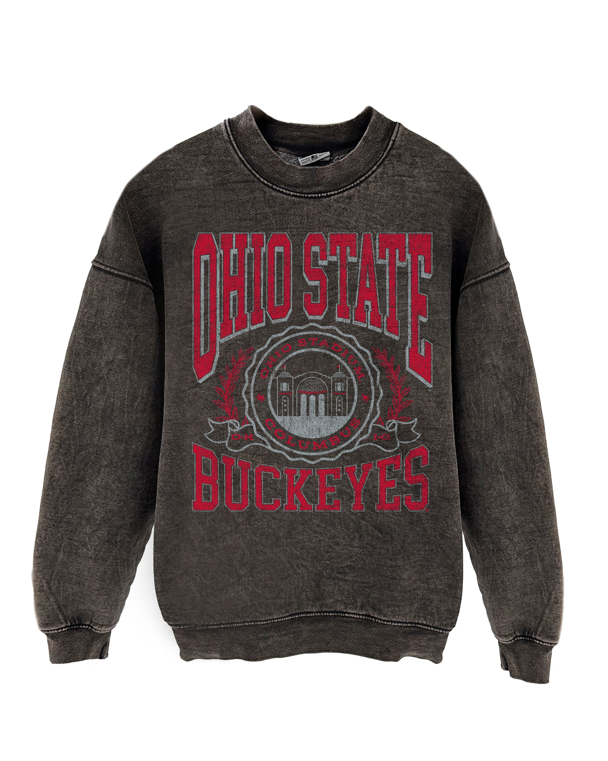 Ohio State Stadium Vintage Cotton Crew Sweatshirt