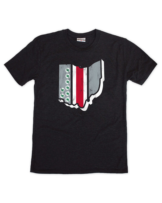 OSU State Stripe Tee