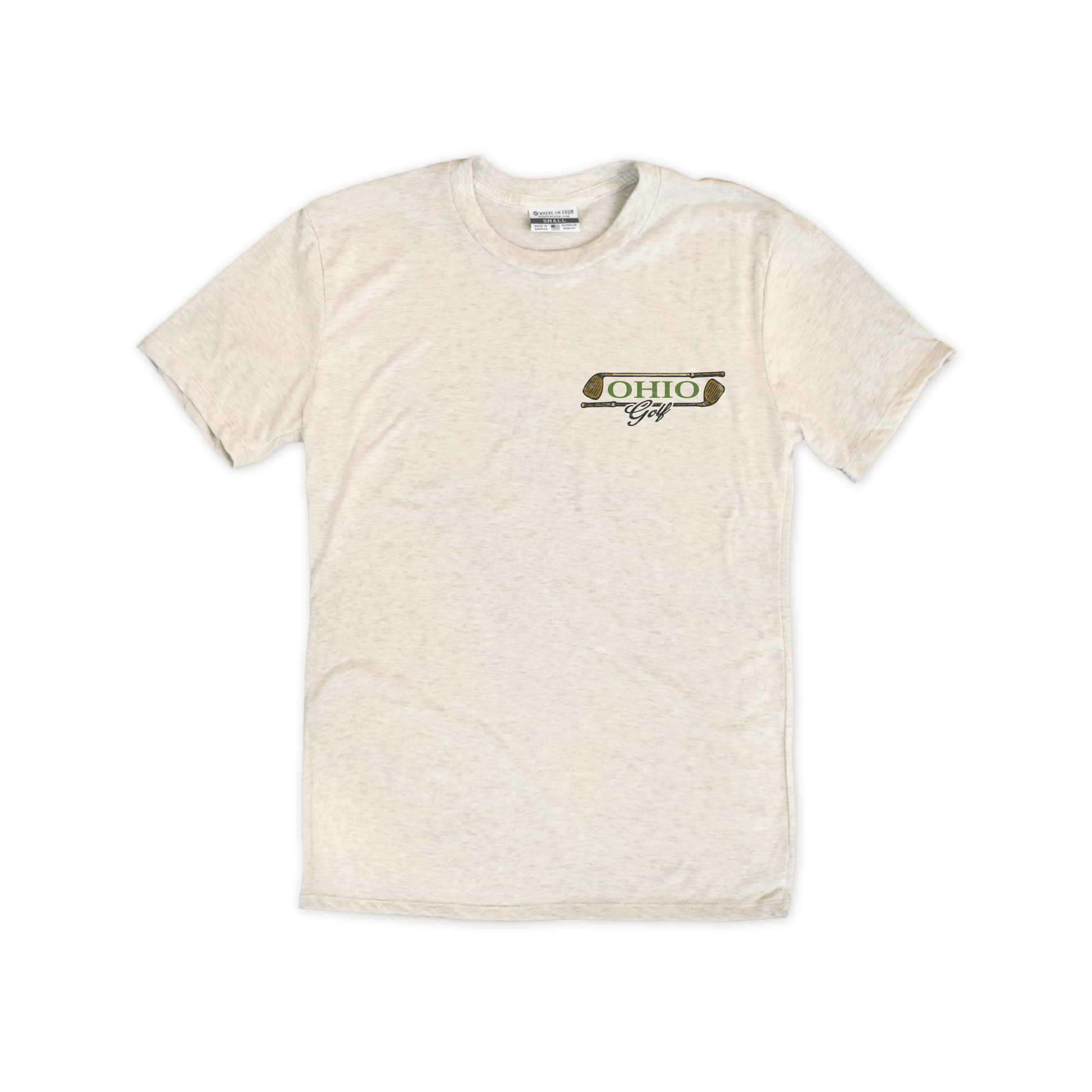 Ohio Vintage Golf Icons Tee