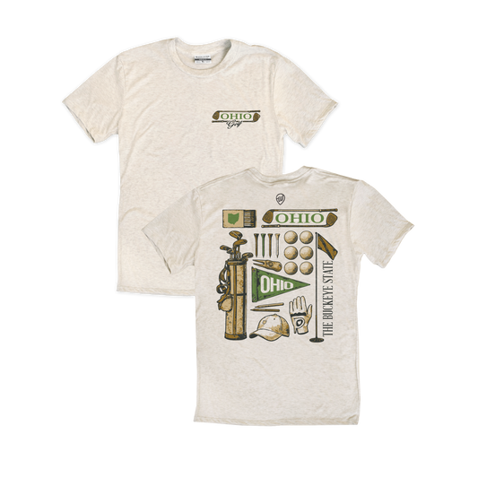 Ohio Vintage Golf Icons Tee