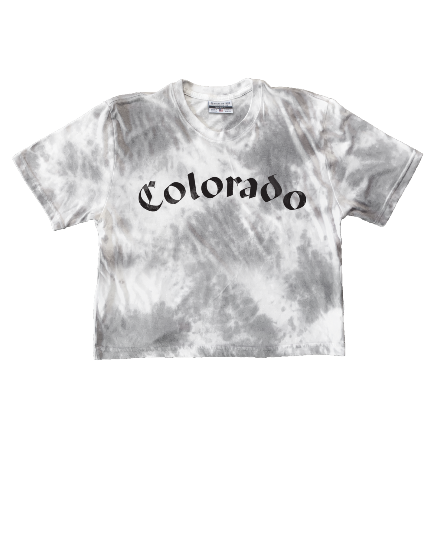 Olde Colorado Script Cropped Tee